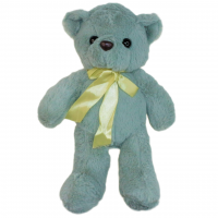 Мягкая игрушка Медведь с атласным бантом, h32 см, Z16-1 - вид 3 миниатюра