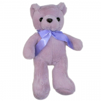 Мягкая игрушка Медведь с атласным бантом, h32 см, Z16-1 - вид 6 миниатюра