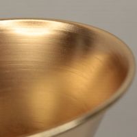 Ваза металлическая Кубок, h37 см, золото, W83-28 - вид 1 миниатюра