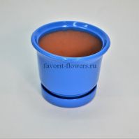 Горшок для цветов крашеный, 0,9 л - вид 1 миниатюра