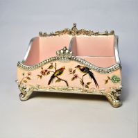 Салфетница Премиум h15 х 20 х 13 см, полистоун, Р74-16 - вид 1 миниатюра