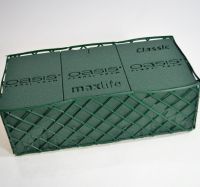 Решетка основа на 1 кирпич, 23 х 10,5 х 8 см, 10 шт, зеленый, W95-18 - вид 1 миниатюра