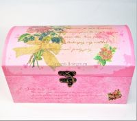 Коробка сундук, набор из 5 шт, розовый, М111-19 - вид 2 миниатюра