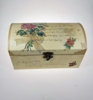 Коробка сундук, набор из 5 шт, кремовый, М64-10/111-19 - вид 1 миниатюра