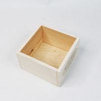 Ящик деревянный для цветов и подарков 15 х 15 х 9 см, в ассортименте - вид 7 миниатюра