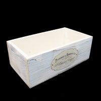 Ящик деревянный для цветов и подарков с надписью 25 х 13,5 х 9 см, в ассортименте - вид 6 миниатюра