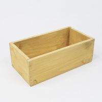Ящик деревянный для цветов и подарков 25 х 13,5 х 9 см, в ассортименте - вид 1 миниатюра