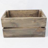 Ящик деревянный для цветов и подарков 31 х 20 х 15,5 см, в ассортименте - вид 5 миниатюра
